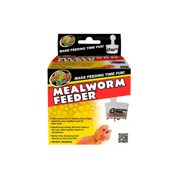 Hanging mealworm feeder